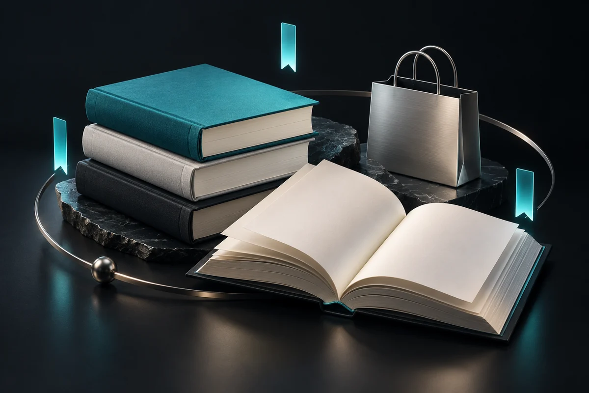 Conceptual illustration for Online Book Store