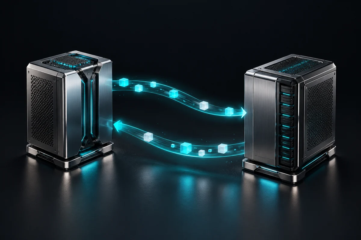 Conceptual illustration for TCP Client-Server System